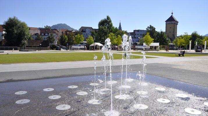 Die Wasserspiele im Bürgerpark