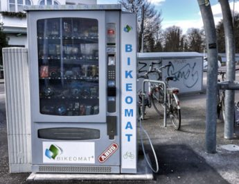 Der Bikeomat am Reutlinger Hauptbahnhof