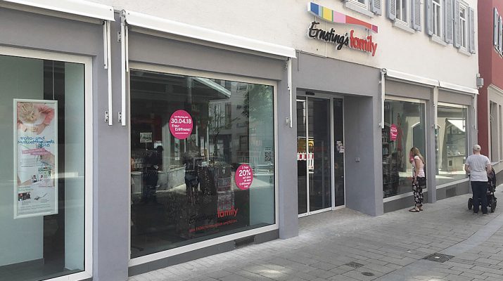 Ernsting’s family in der Katharinenstrasse in Reutlingen