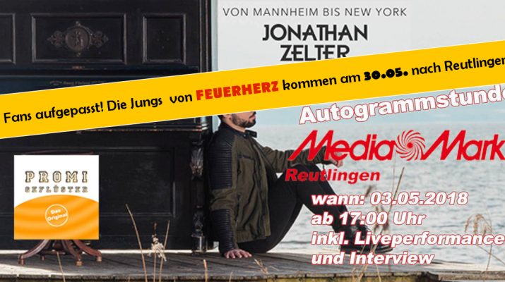 Akustik-Konzert mit Jonathan Zelter bei Media Markt Reutlingen