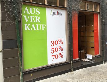 Italian Shoes in der Wilhelmstrasse schließt