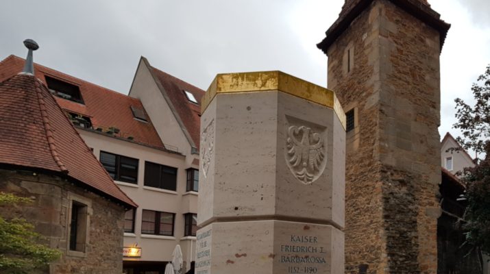 Die 38. Stauferstele steht seit September 2018 in Reutlingen