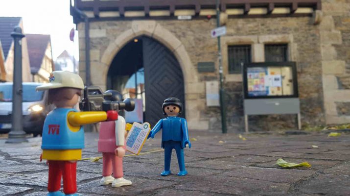 Weihnachtsausstellung im Heimatmuseum Reutlingen mit der Playmobil-Sammlung von Oliver Schaffer