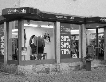 Modeboutique Ambiente - Mode mit Stil in der Metzgerstrasse hört mit dem Jahreswechsel auf.