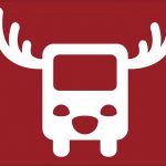 weihnachtliches Park + Ride Zeichen in Reutlingen