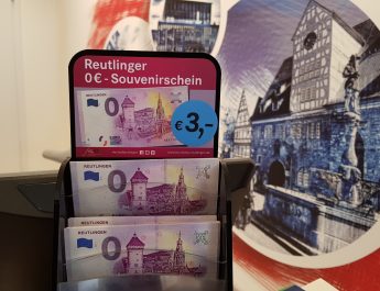 Seit 7. Februar ist der 0 Euro Schein in Reutlingen erhältlich