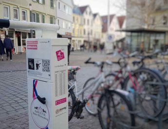 Radservice Punkte am Albtorplatz in Reutlingen