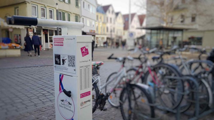 Radservice Punkte am Albtorplatz in Reutlingen