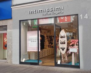 Intimissima Store in der Wilhelmstraße 14 in Reutlingen