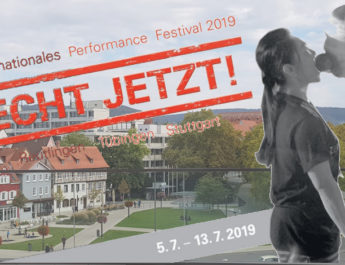 Performance Festival ECHT JETZT! im Juli 2019 in Reutlingen