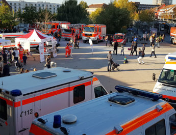 DRK und Feuerwehr beim Tag der Sicherheit 2019